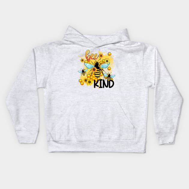 Be Kind Kids Hoodie by Designs by Ira